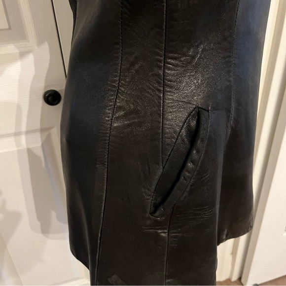 Vintage Simard & Voyer lamb skin genuine leather jacket , Sz S - Picture 8 of 17